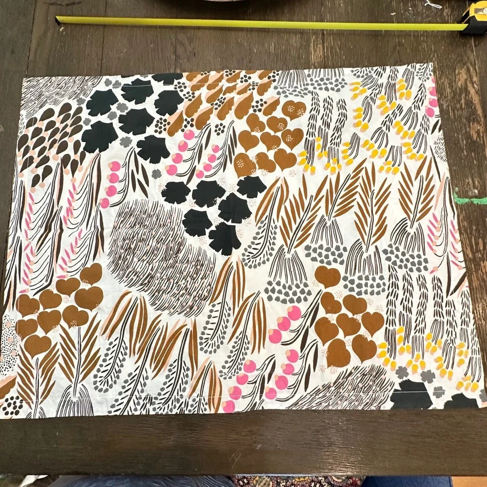 Marimekko 2 Piece Pillowcases 29 by 22  inch Whimsical Design Cotton